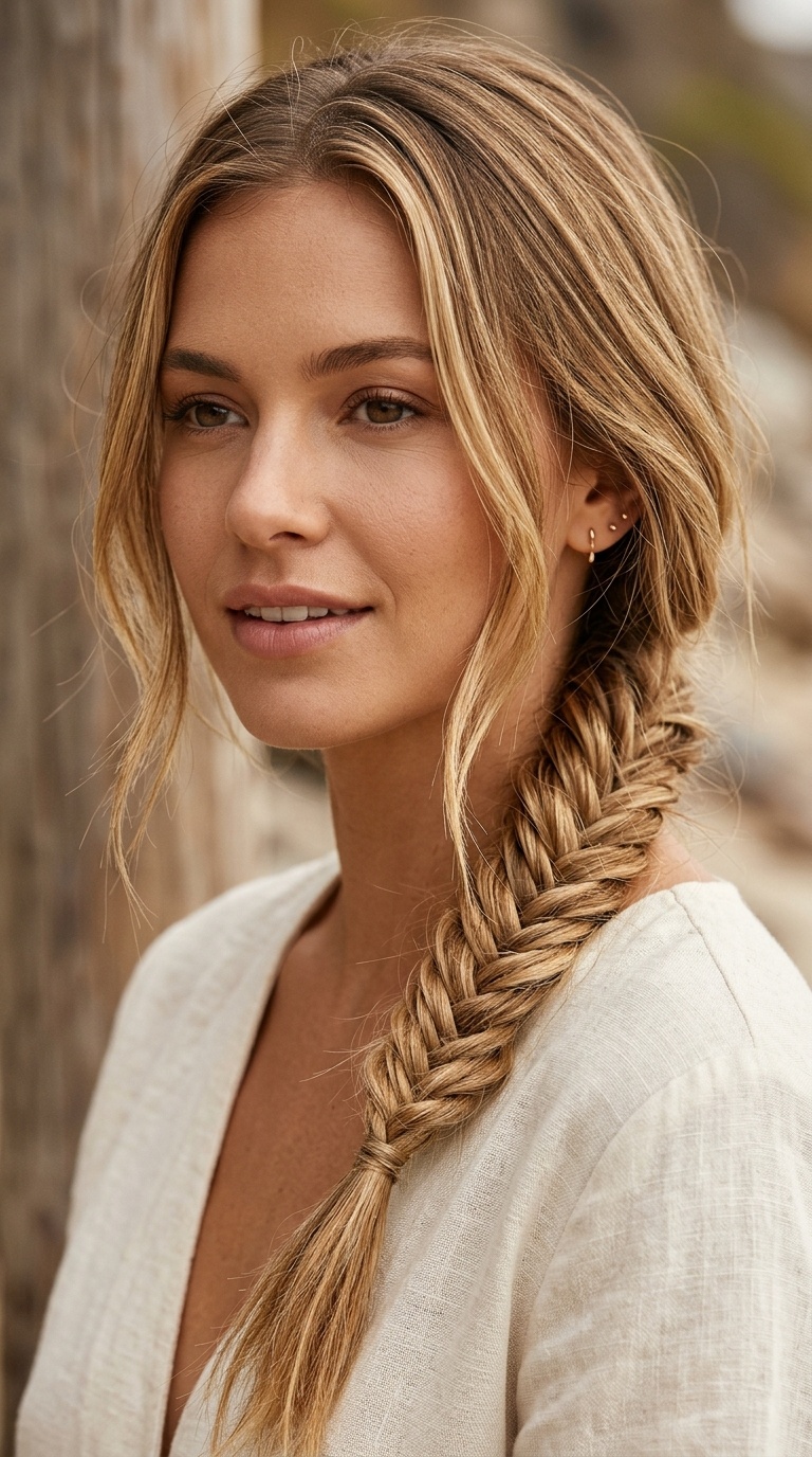 Side Fishtail Braid