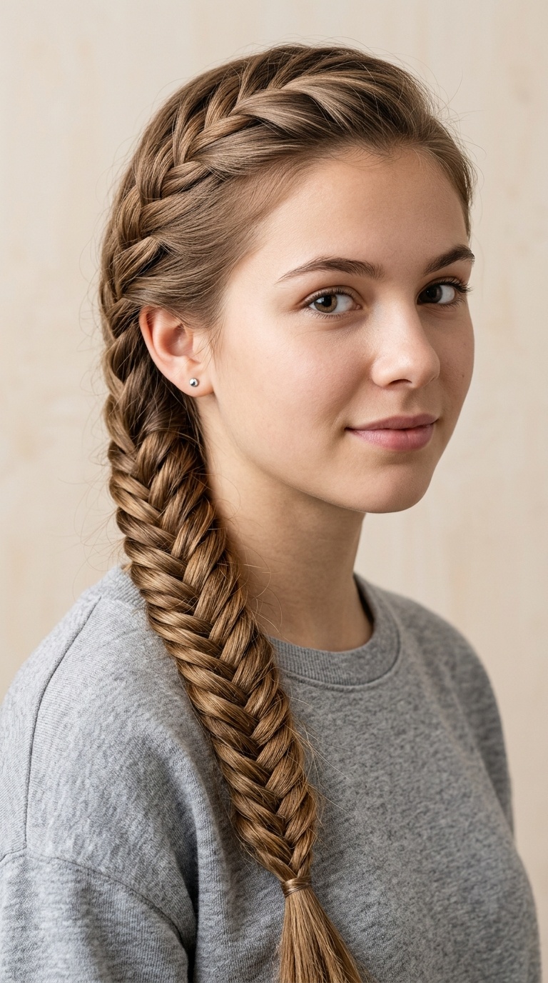 Side Fishtail Braid