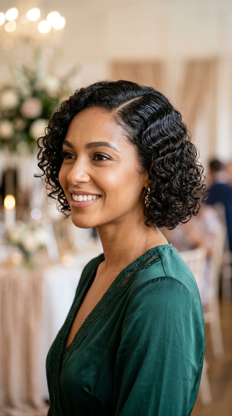 Side-Parted Finger Waves