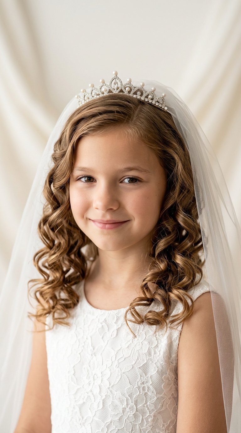 Side-Parted Soft Ringlets