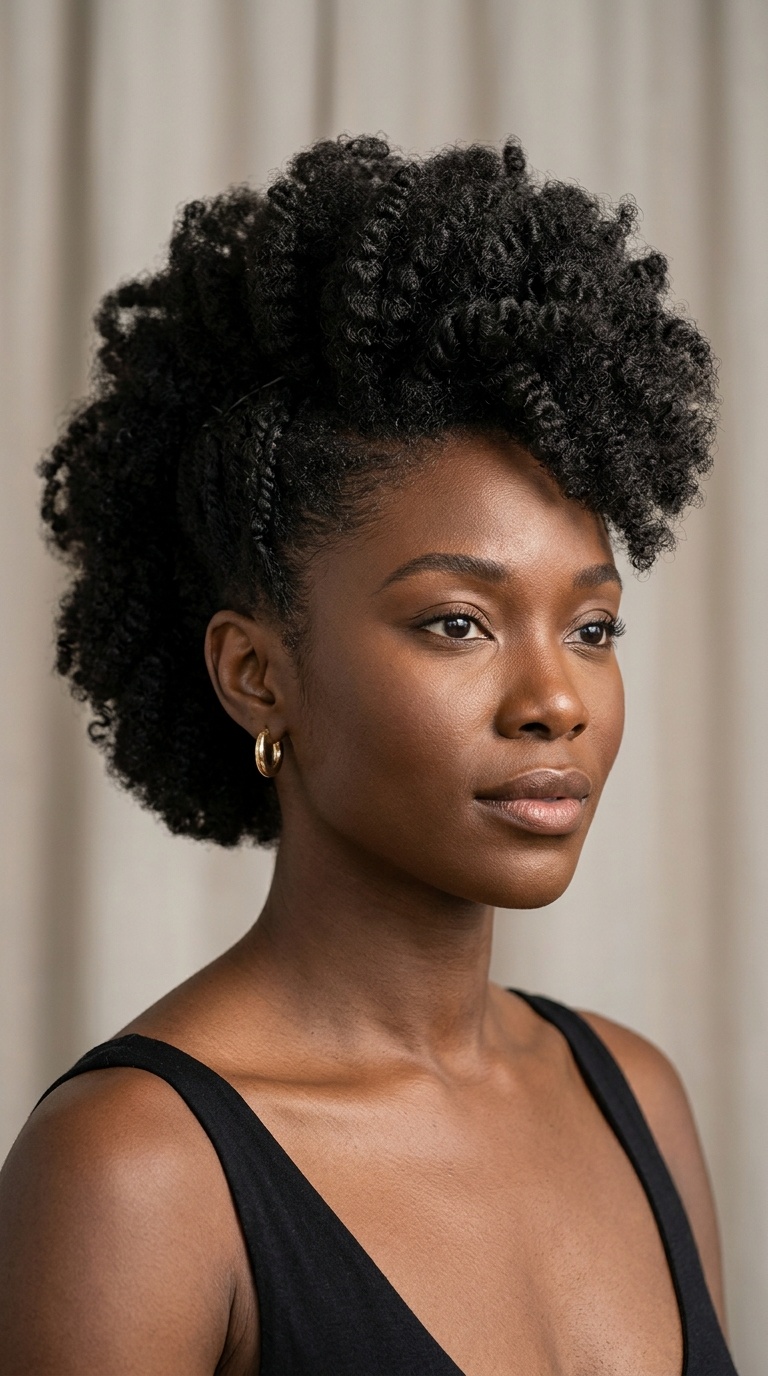 Side-Pinned Fro-Hawk with Architectural Volume