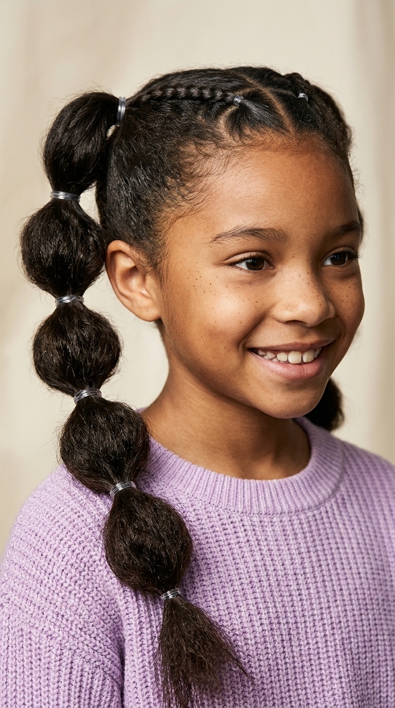 Side-Positioned Bubble Pigtails