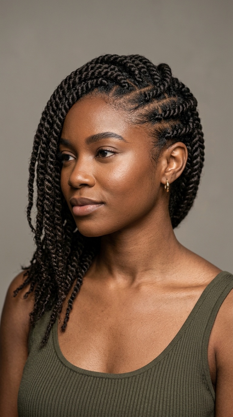 Side-Swept Asymmetric Twists