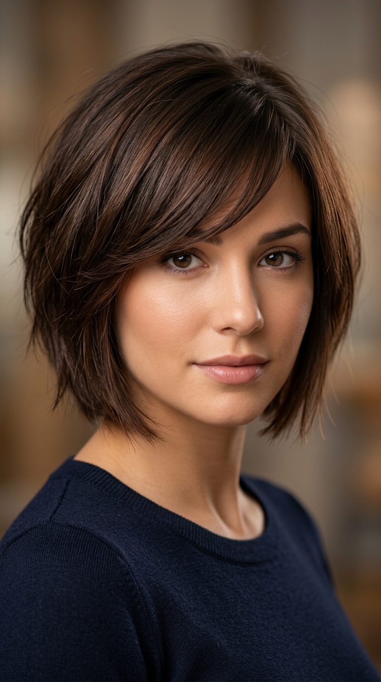 Side-Swept Bangs