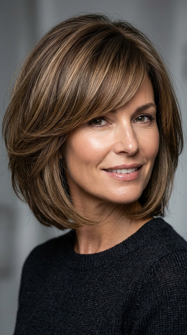 Side-Swept Bangs