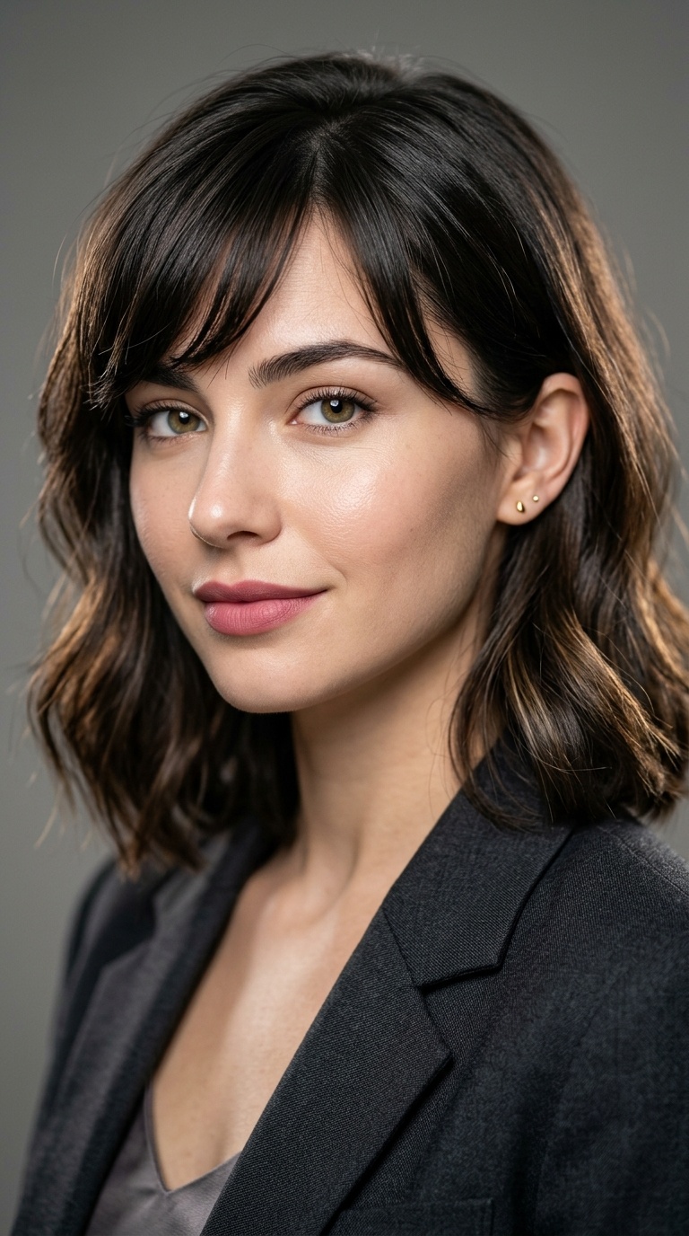 Side-Swept Bangs