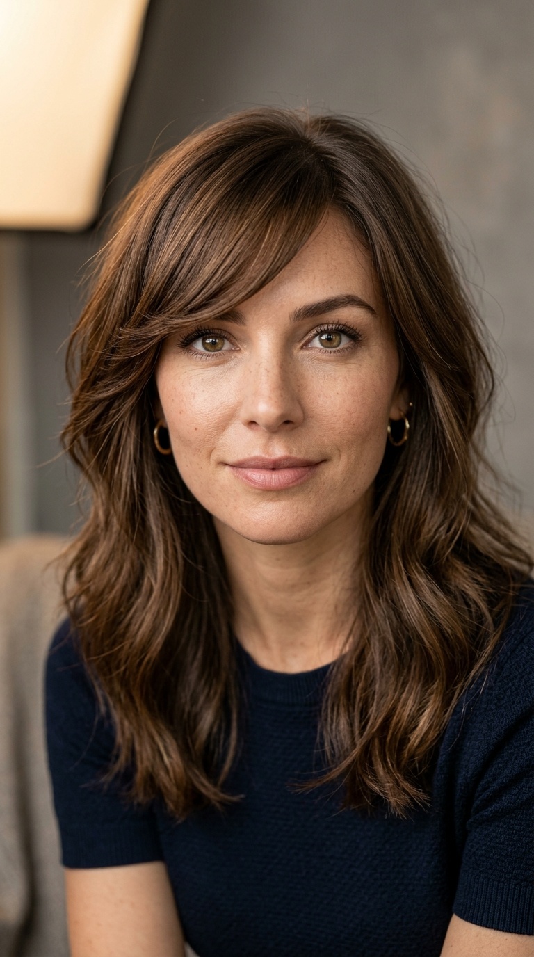 Side-Swept Bangs