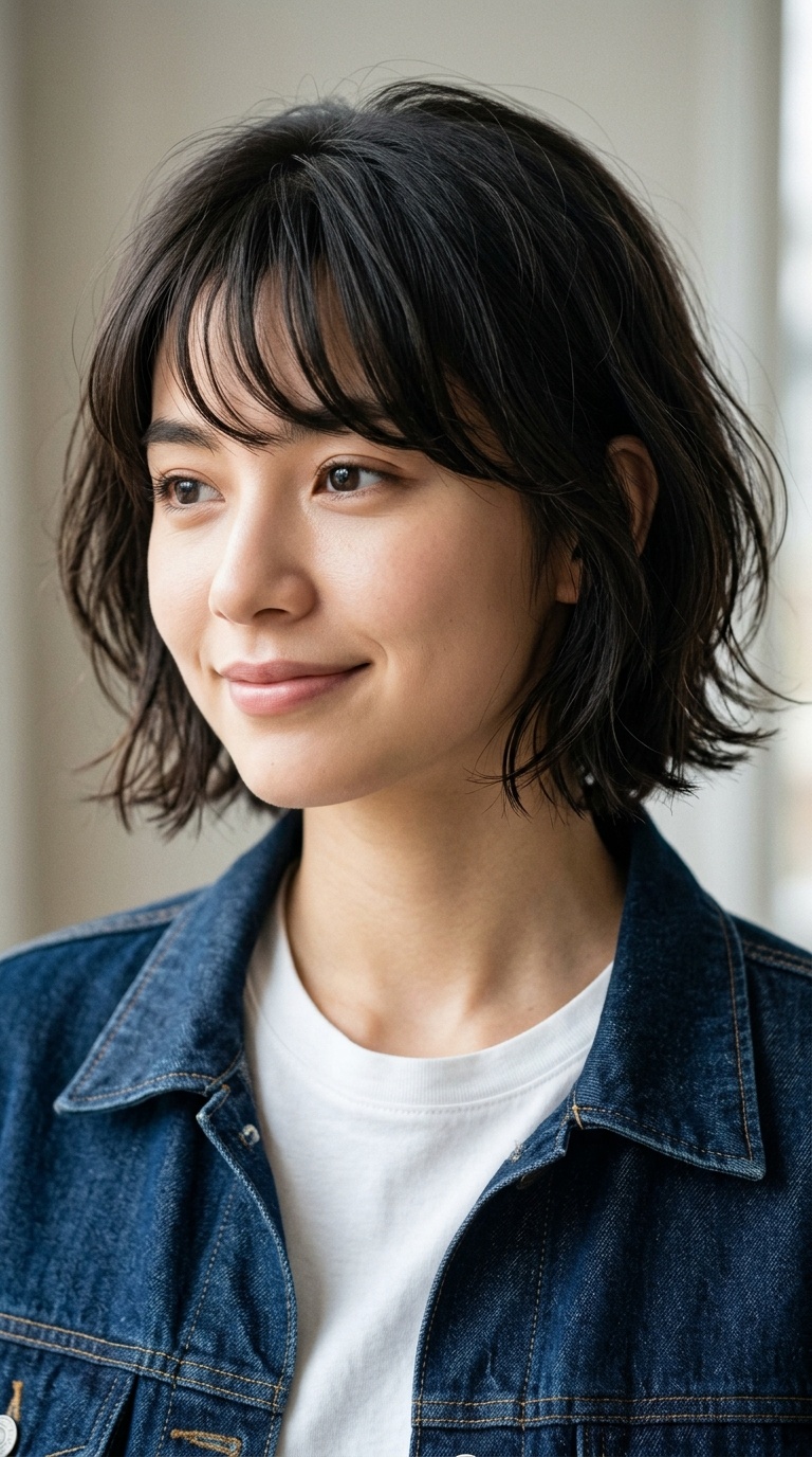 Side-Swept Bangs