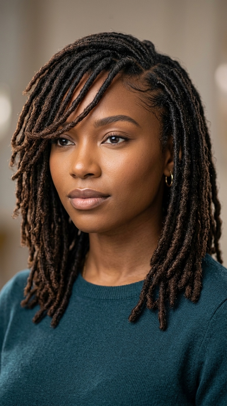 Side-Swept Bangs