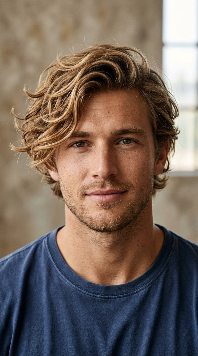 Side-Swept Beach Waves