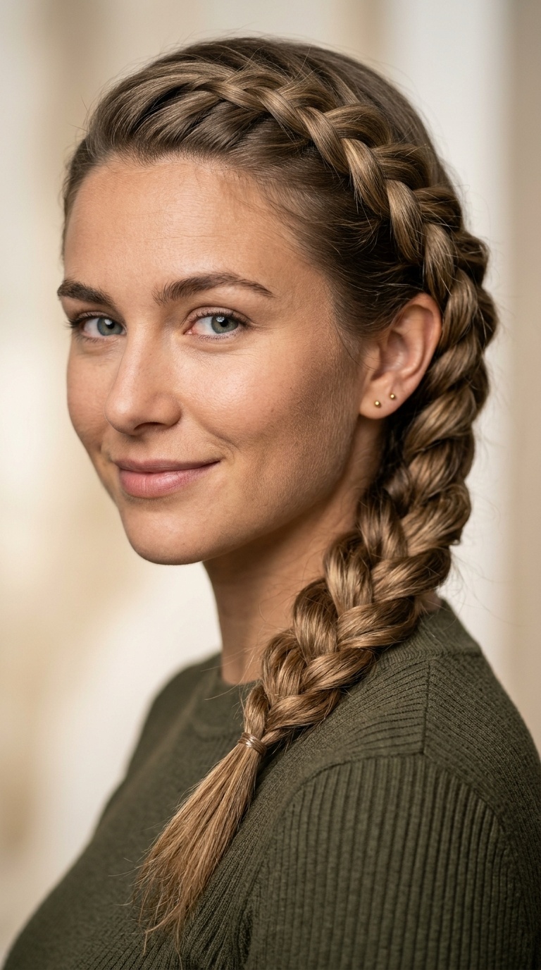 Side-Swept Braid