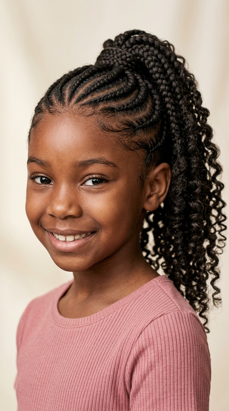 Side-Swept Braided Base