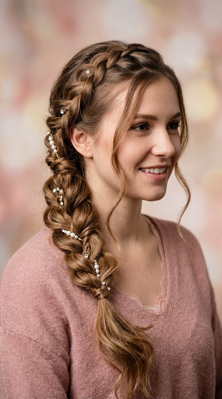 Side-Swept Braided Cascade