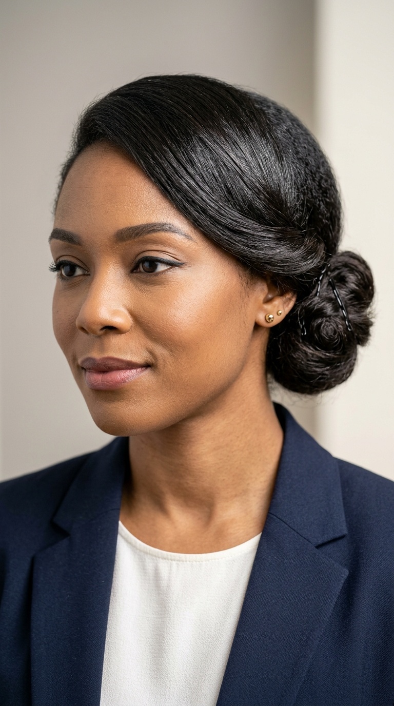 Side-Swept Bun