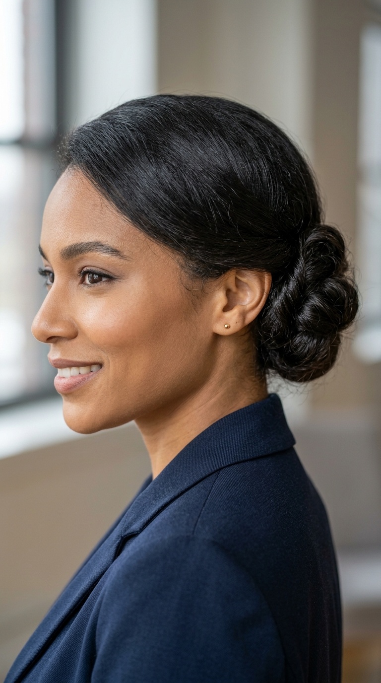 Side-Swept Chignon