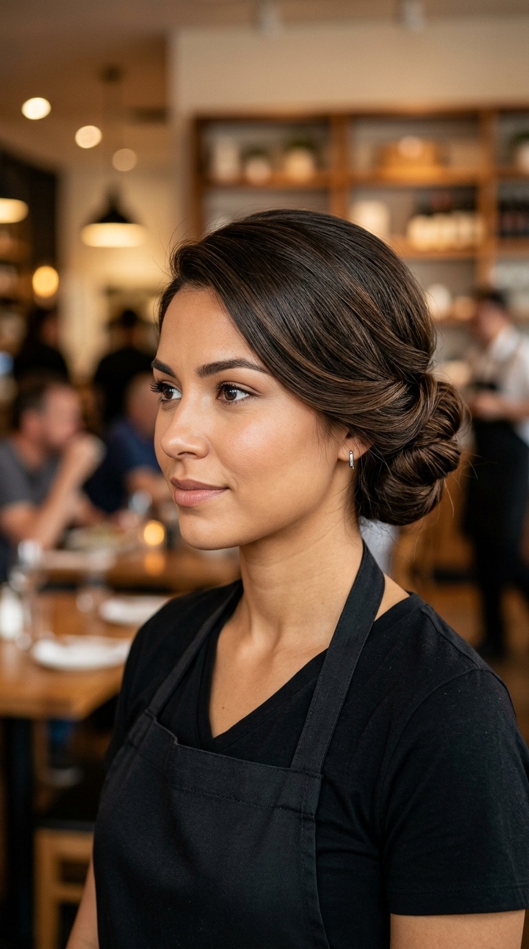 Side-Swept Chignon