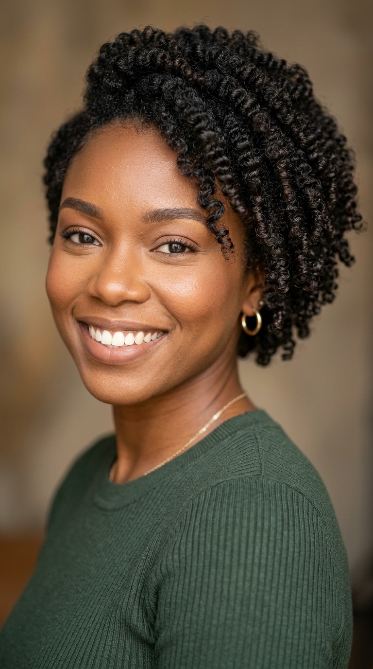 Side-Swept Curls