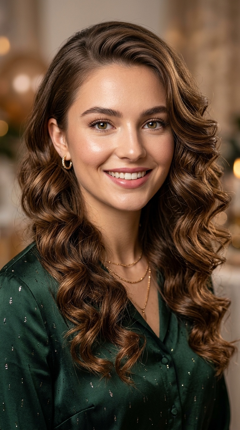 Side-Swept Curls