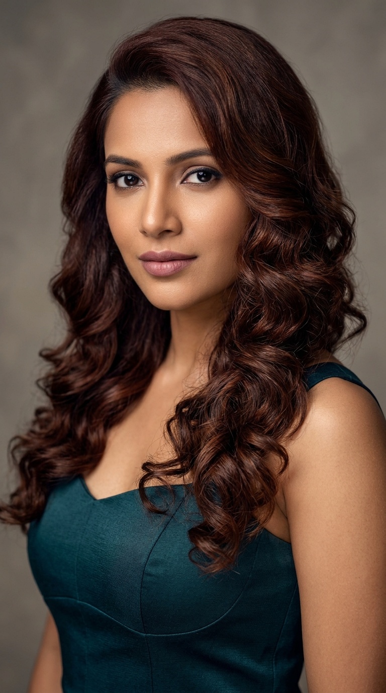 Side-Swept Curls