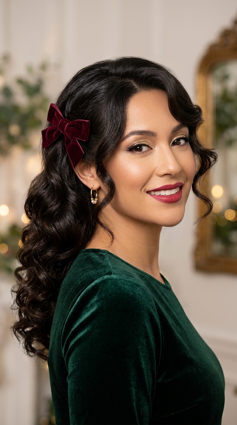Side-Swept Curls