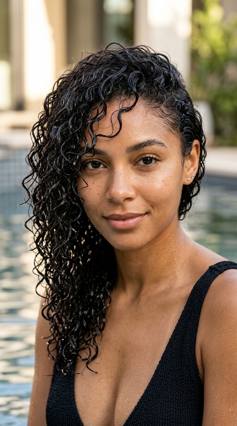 Side-Swept Curls