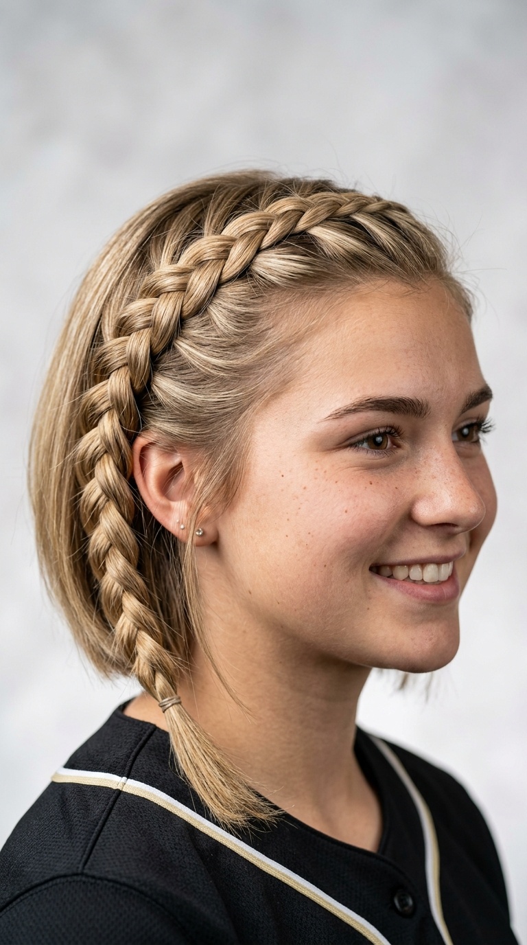 Side-Swept Dutch Braid