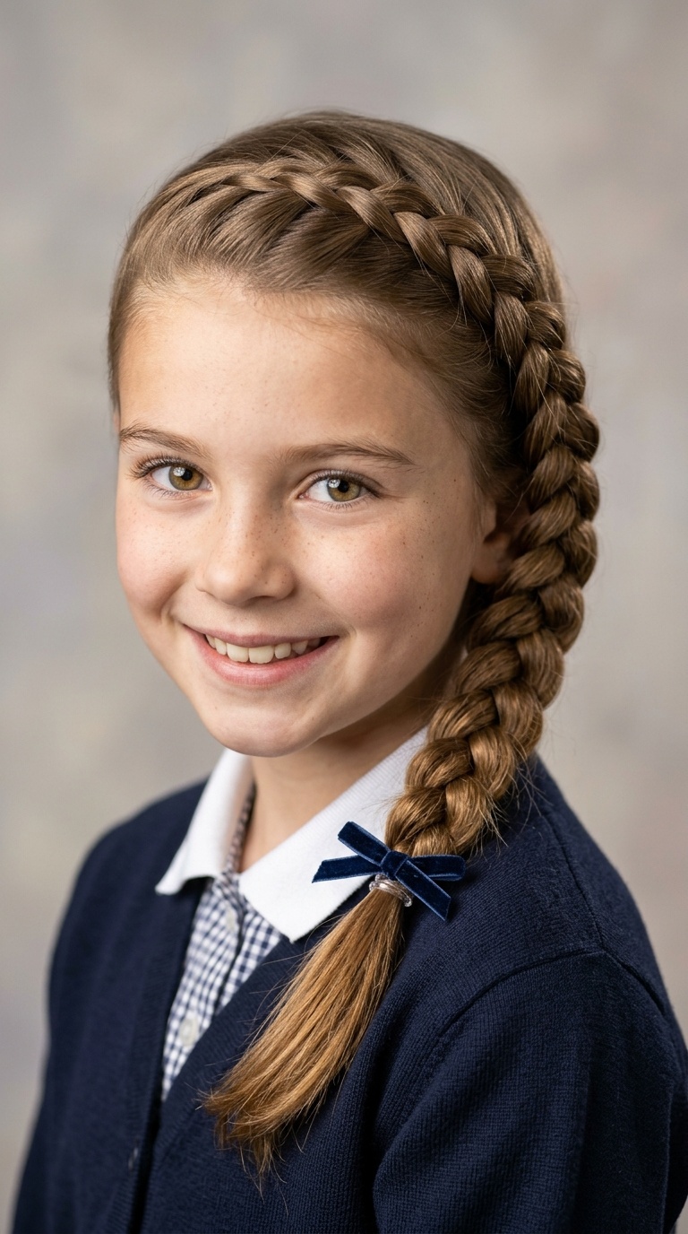 Side-Swept Dutch Braid