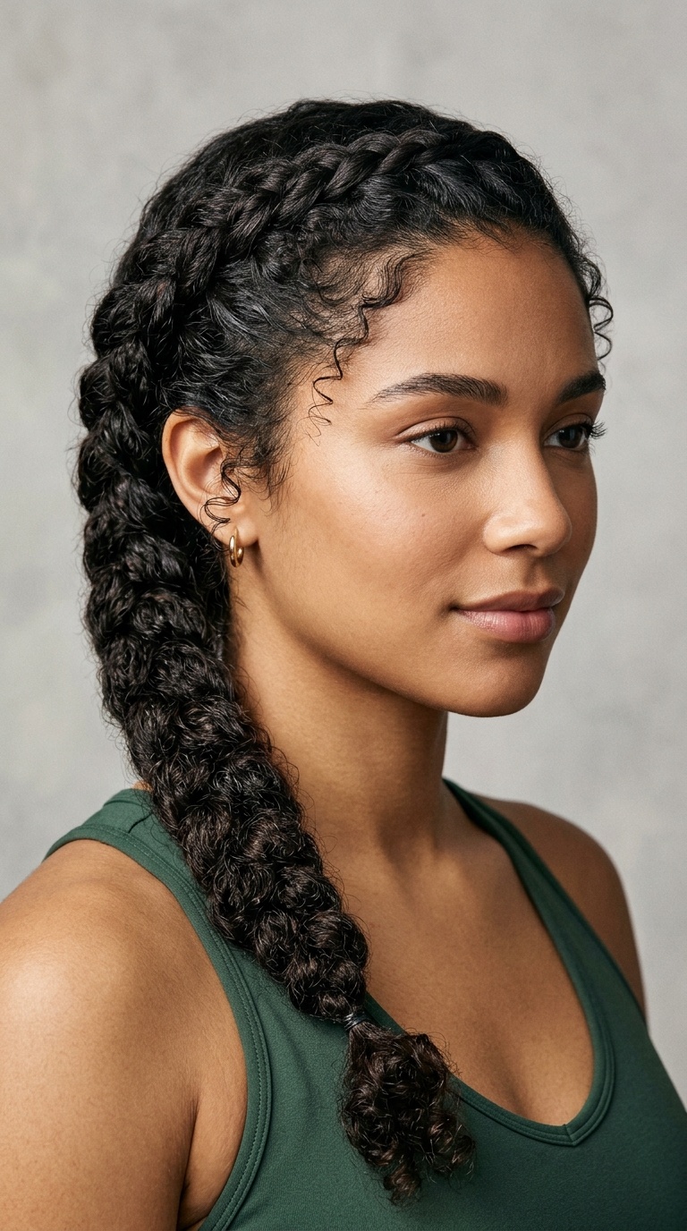 Side-Swept Dutch Braid