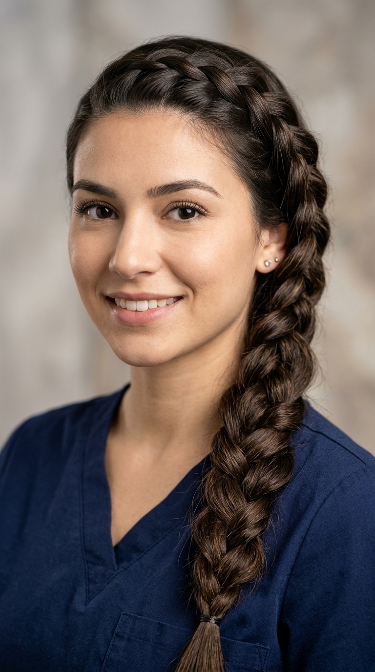 Side-Swept Dutch Braid