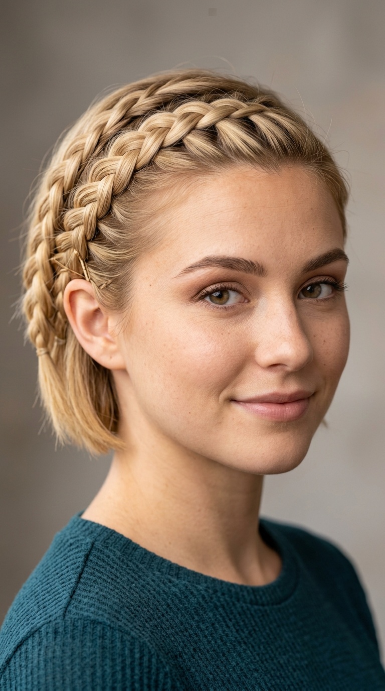 Side-Swept Dutch Braids