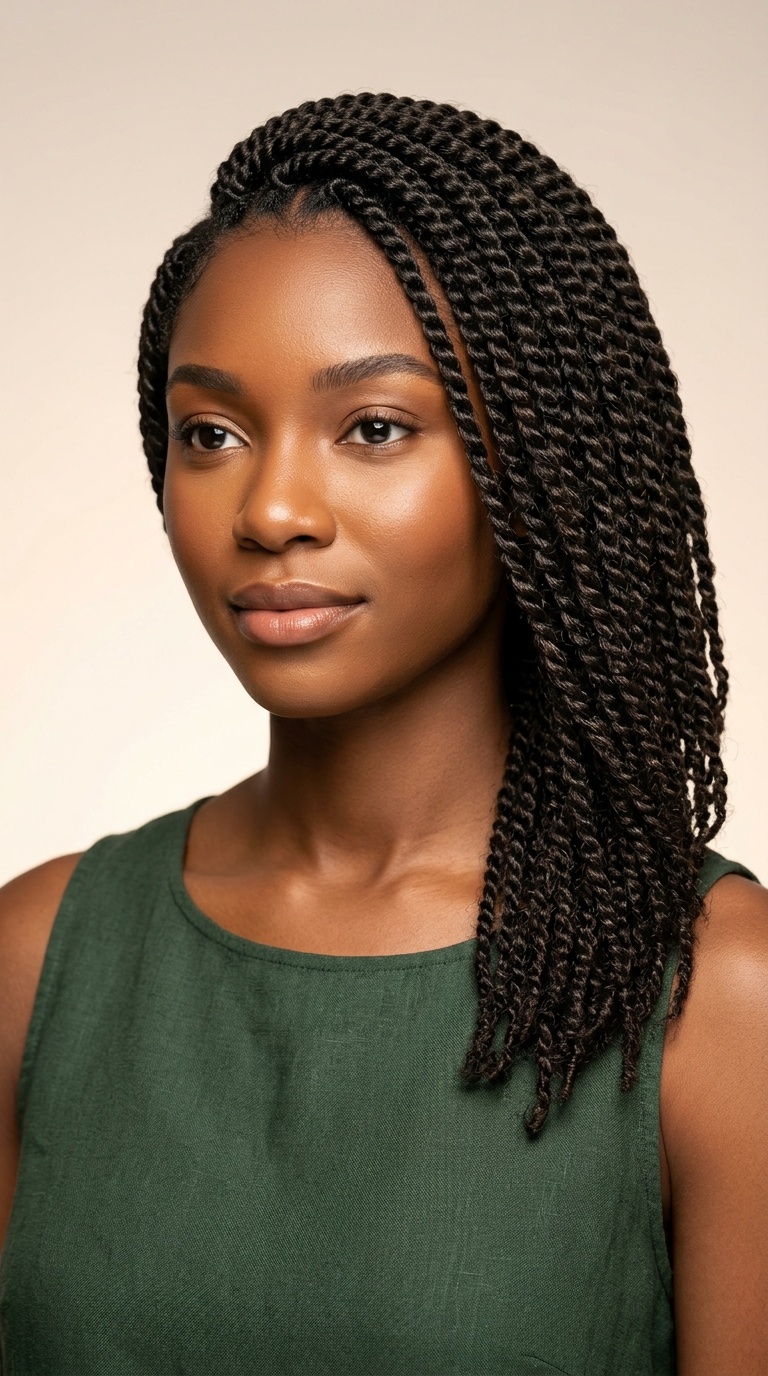 Side-Swept Elegance