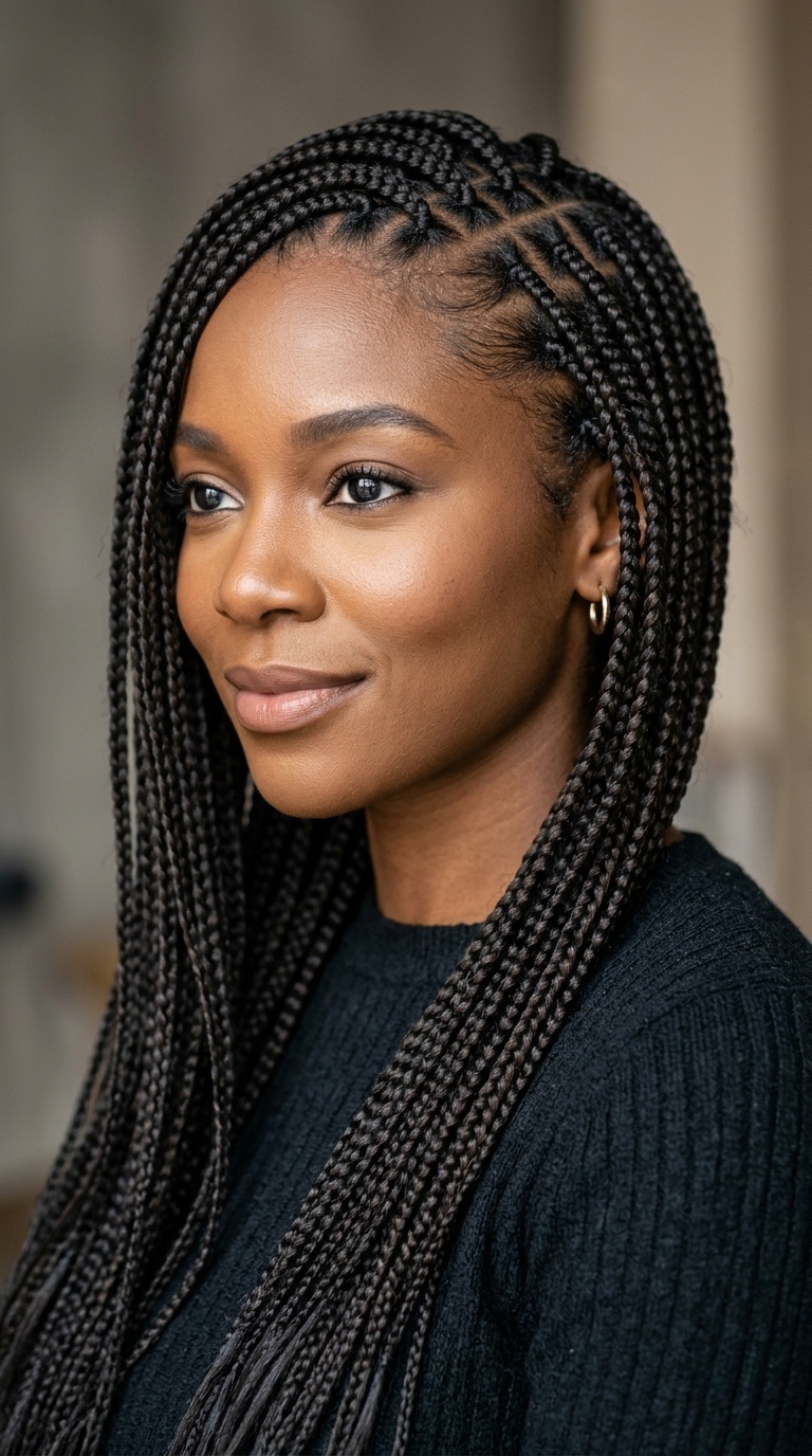 Side-Swept Elegance