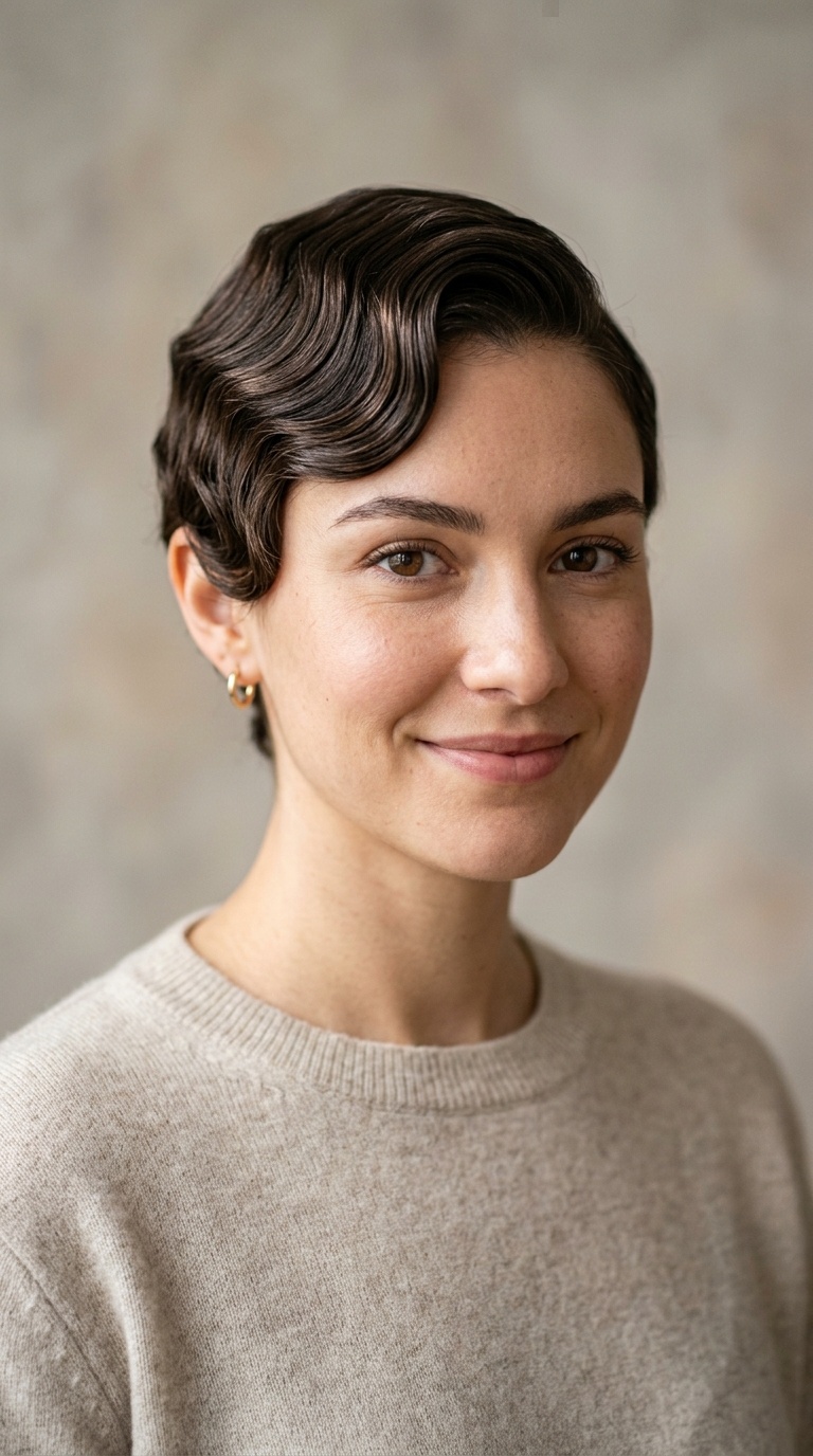 Side-Swept Finger Waves