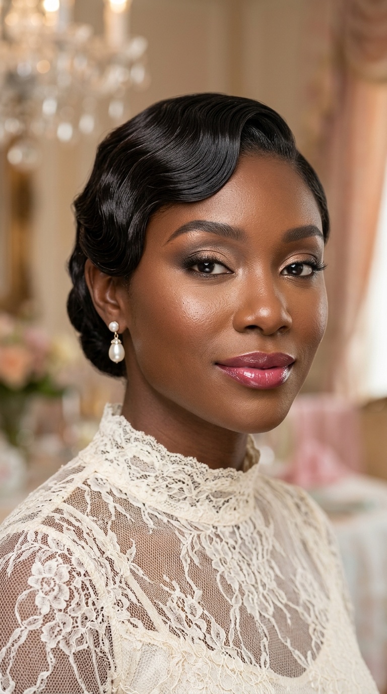 Side-Swept Finger Waves