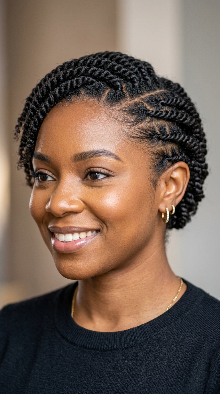 Side-Swept Flat Twists