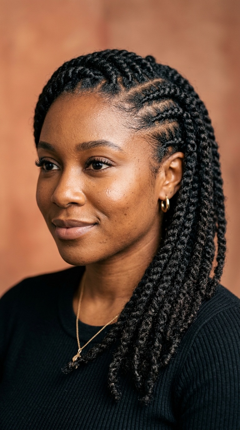 Side-Swept Flat Twists