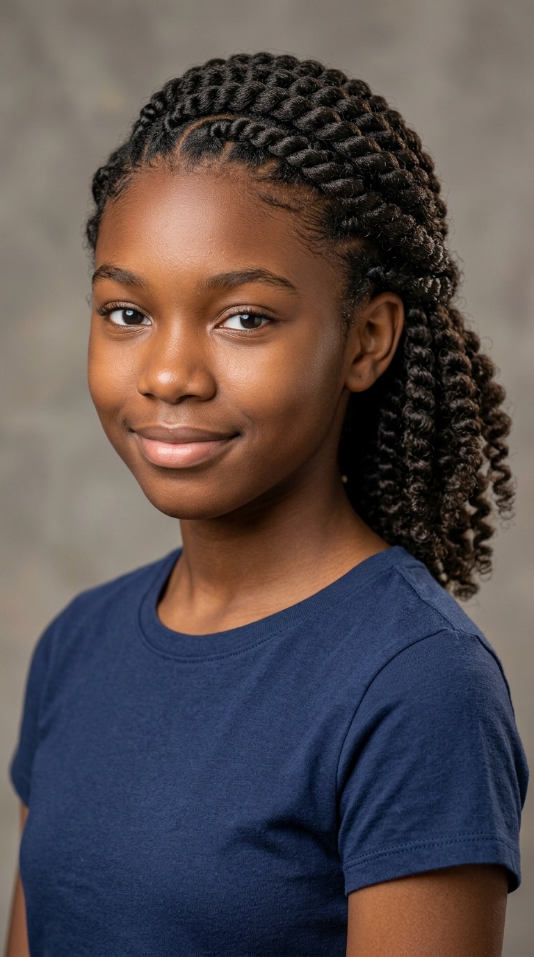 Side-Swept Flat Twists