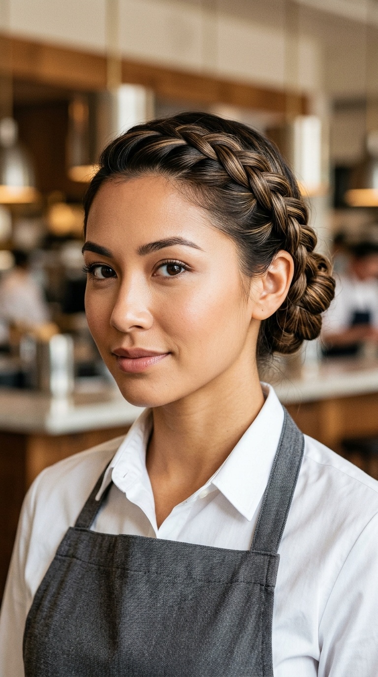 Side-Swept French Braid