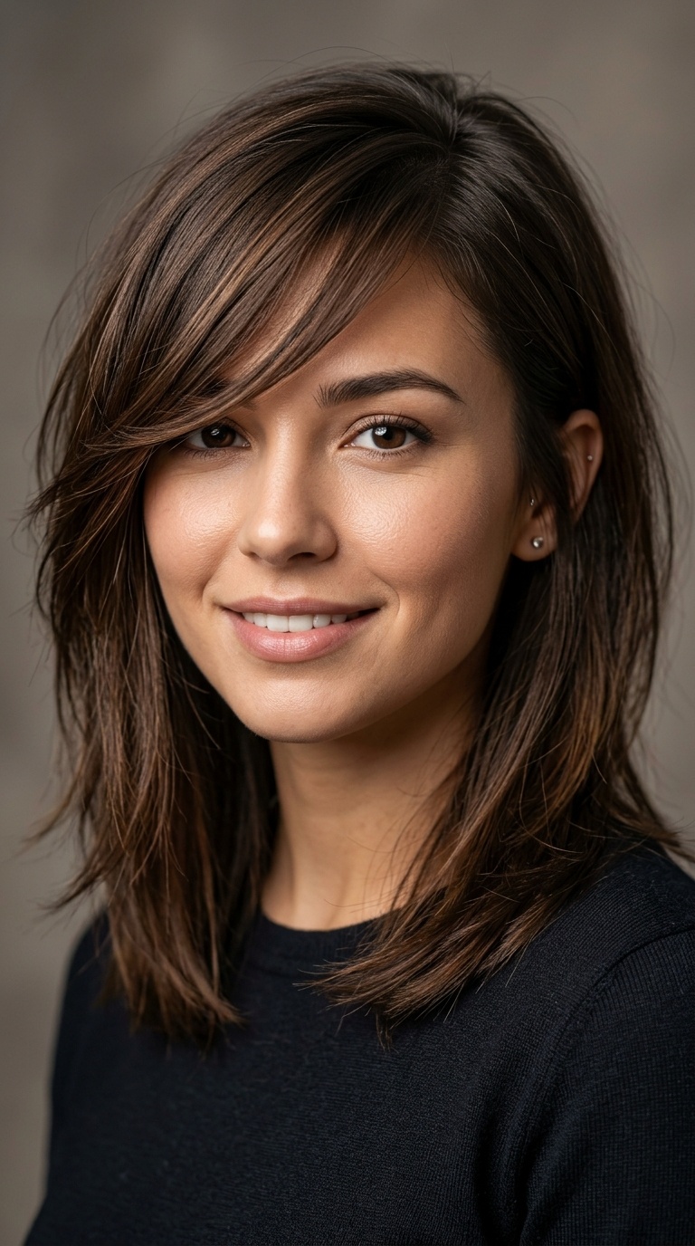 Side-Swept Fringe