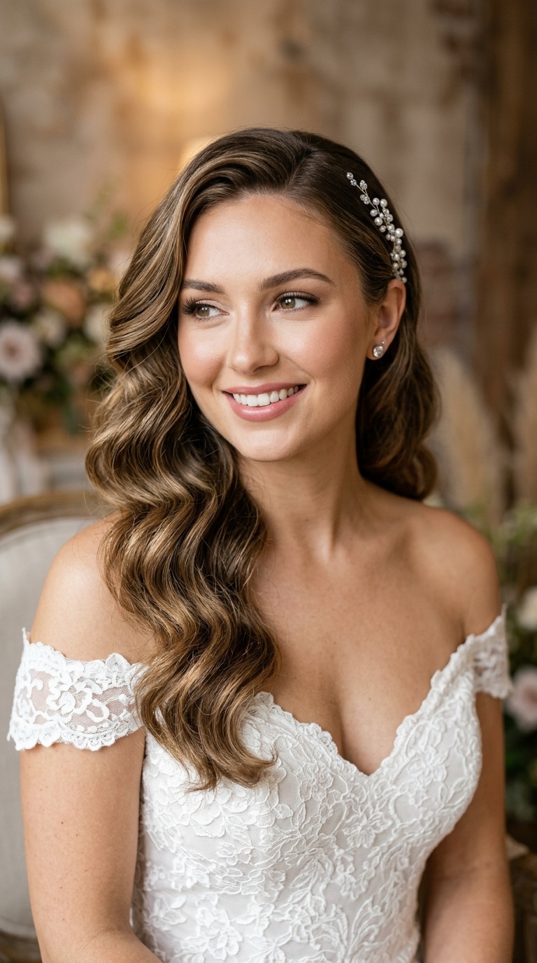 Side-Swept Glamour Waves