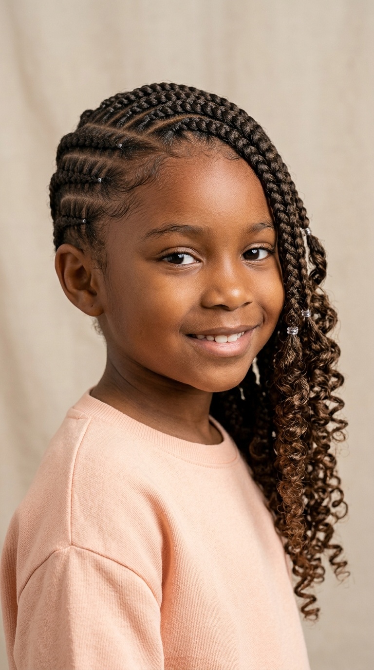 Side-Swept Goddess Braids