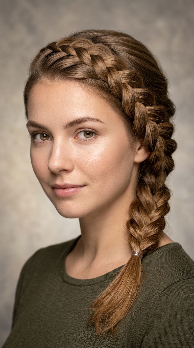 Side-Swept Infinity Braid