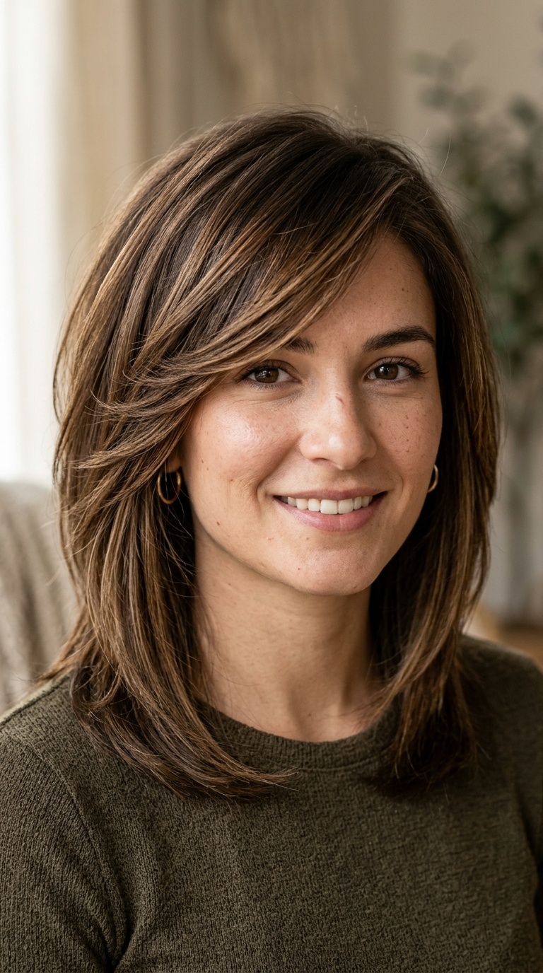 Side-Swept Layered Fringe