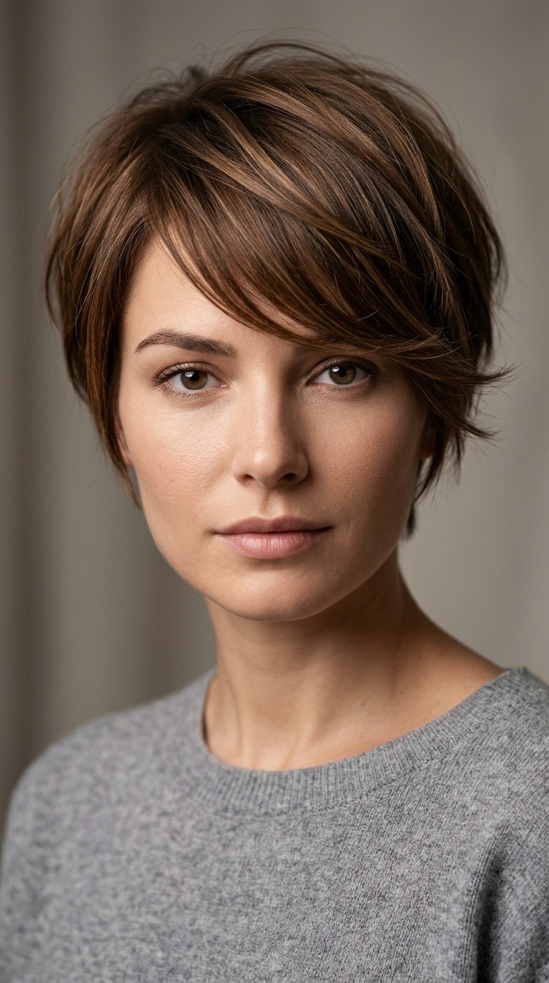 Side-Swept Layered Fringe