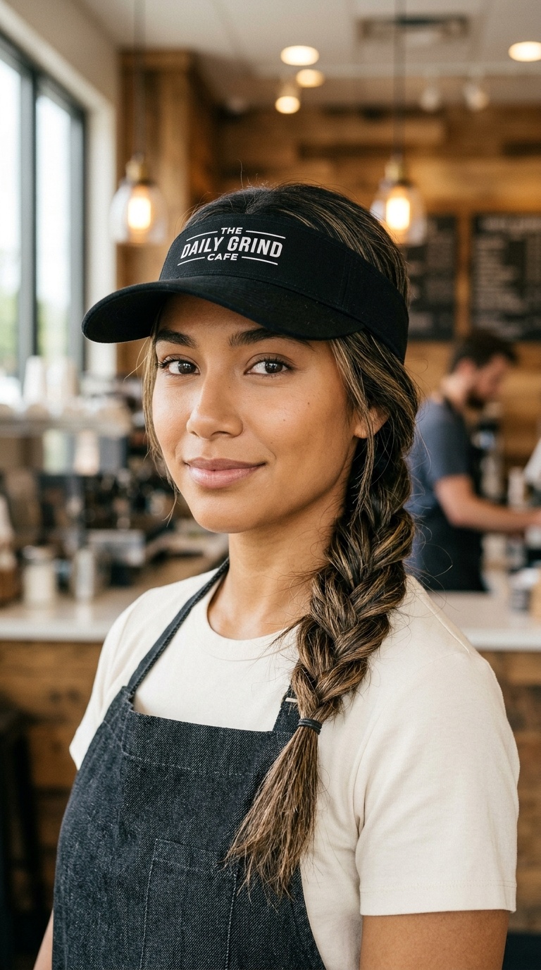 Side-Swept Low Braid