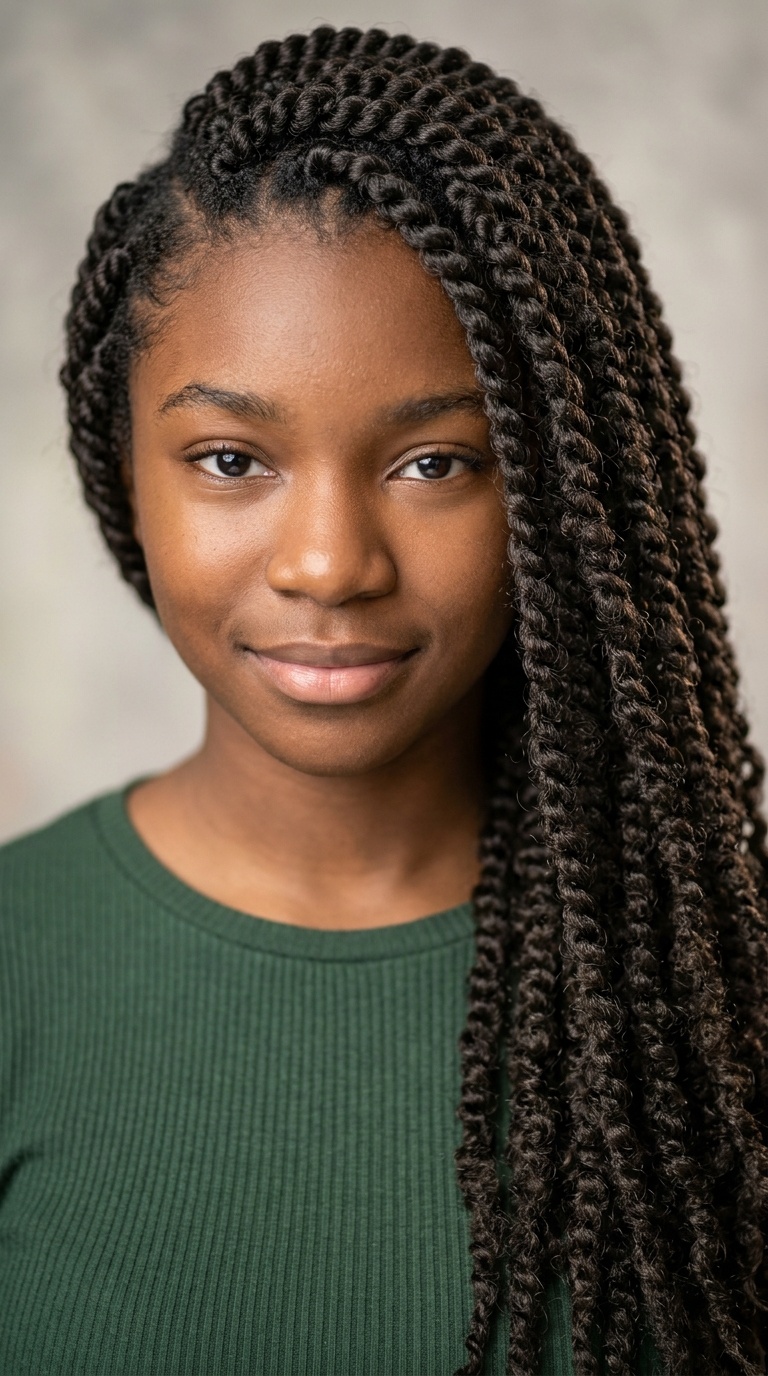 Side-Swept Passion Twists