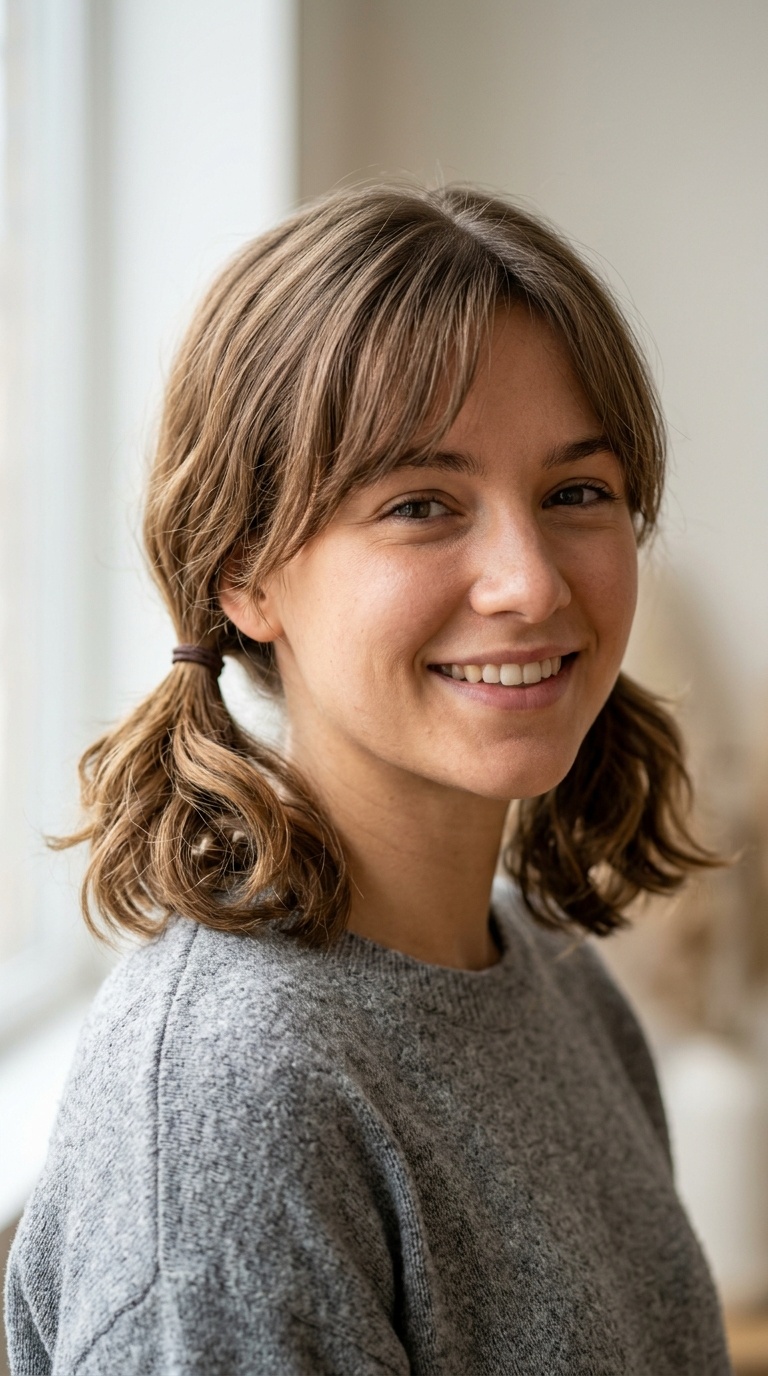 Side-Swept Pigtails