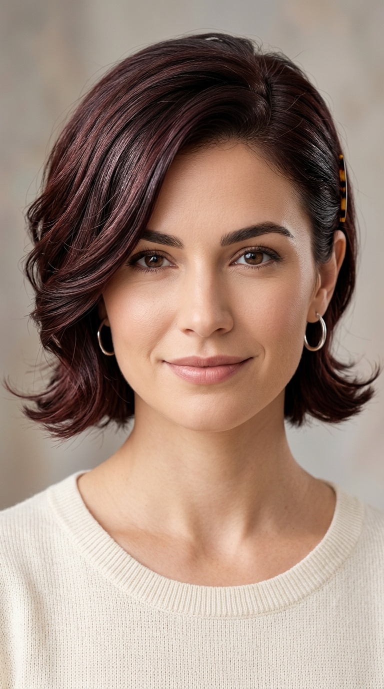 Side-Swept Pin-Up