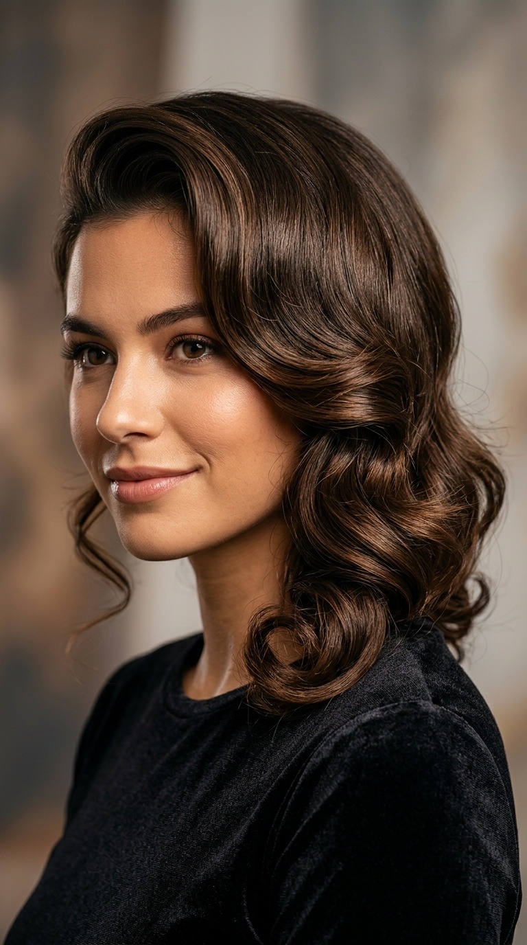 Side-Swept Pin-Up