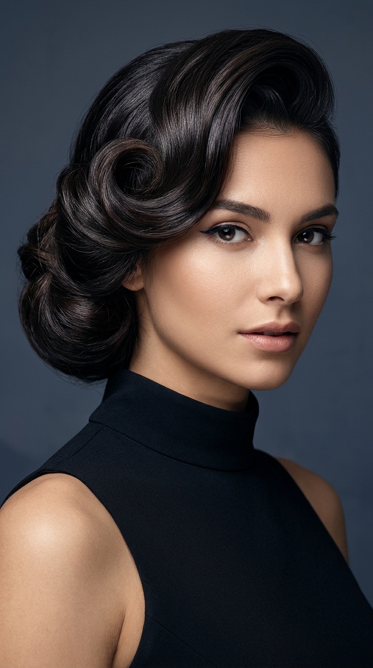 Side-Swept Pin-Up